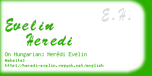 evelin heredi business card