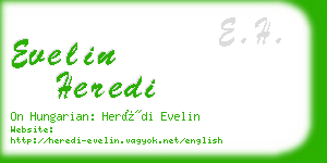 evelin heredi business card